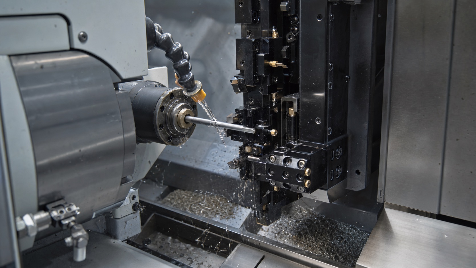 CNC 精密加工能力与走芯机专业方向: 西铁城走芯机 CNC 切削区域